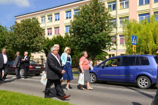 Przemarsz uczestników Jubileuszu 100-lecia Jagiełły